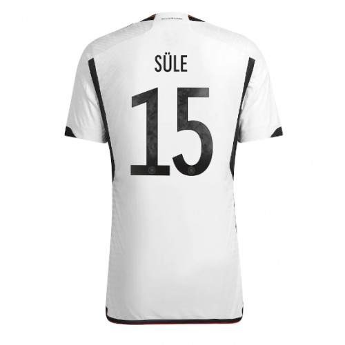 Germany Niklas Sule #15 Replica Home Shirt World Cup 2022 Short Sleeve